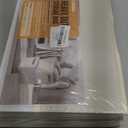 4 Pack Large Closet Storage Baskets for Shelves - 14x10 Heavy Duty Closet Shelf Organizer Bins with Handles & Labels - Decorative Collapsible Baskets for Organizing Living Room Bedroom Nursery Dorm (Beige with White)