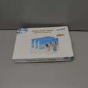 JUOIFIP 3 Pack Acrylic Picture Frame 5×7 Clear Double Sided Magnetic Photo Frame - Frameless Baby Friend Family Picture Desktop Display with Support Stand and Gift Boxes