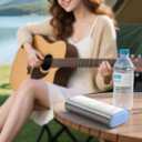 Vaydeer Metal 7 Day Pill Organizer 2 Times a Day  AM PM Weekly Travel Pill Case with Moisture-Proof Desiccant, Airtight Large Capacity Pill Box for Vitamins, Medications & Supplements (Grey)