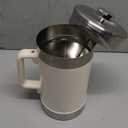 STANLEY Classic Stay-Hot French Press Coffee Maker 48 oz | 5 Minute Brew, 4 Hours Hot | Mesh Filter for Coffee Grounds | Insulated Stainless Steel French Press | BPA-Free | Cream Gloss