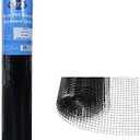 Black PVC Coated Hardware Cloth 36 Inch x 25 Foot -1/2 Inch x 1/2 Inch 19GA