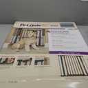 MidWest Homes for Pets 39-Inch Tall Pet Gate with Textured Graphite Frame and Decorative Wood Door, Expands to 38 Inches Wide, Includes 3-inch Extensions