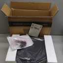 Vinyl Record Player 3-Speed Bluetooth Suitcase Portable Belt-Driven Record Player with Built-in Speakers RCA Line Out AUX in Headphone Jack Vintage Turntable (Black)