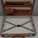 Briefcases for Men, Professional Leather Briefcase with Lock, Hard Shell Business Brief Case, Durable Executive Attache Case for Laptop Documents, Mens Hard Briefcase for Work Office Travel (Large, Brown)