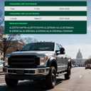 YHTAUTO Front Bumper Face Bar for Ford, Lincoln, 3 Pcs Design Not One