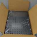 Spampur Peg Board, 4 Pack Metal Pegboard Panels Black Pegboards Wall Organizer, Tools Pegboard Storage System for Workbench, Garage Tool Storage, Office Organization, Wall Home, Craft Room