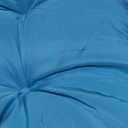 Outdoor Seat Cushions for Patio Furniture Teal Blue Thick Patio Wicker Chair Cushion Set of 2 Water-Resistant Tufted U Shaped Chair Pads for Dining Garden,18.5"*18.5