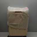 Hanke 20 Inch Expandable Carry on Luggage 22x14x9 Airline Approved Lightweight PC Hard Shell Suitcases with Wheels Travel Luggage Rolling Suitcase Travel Luggage Bag for Weekender(Cuba Sand Pink)