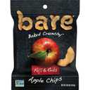 Bare Baked Crunchy Apple Chips, Fuji & Reds, Gluten Free, 0.53 Ounce(Pack of 24) BBD 03/28/2027