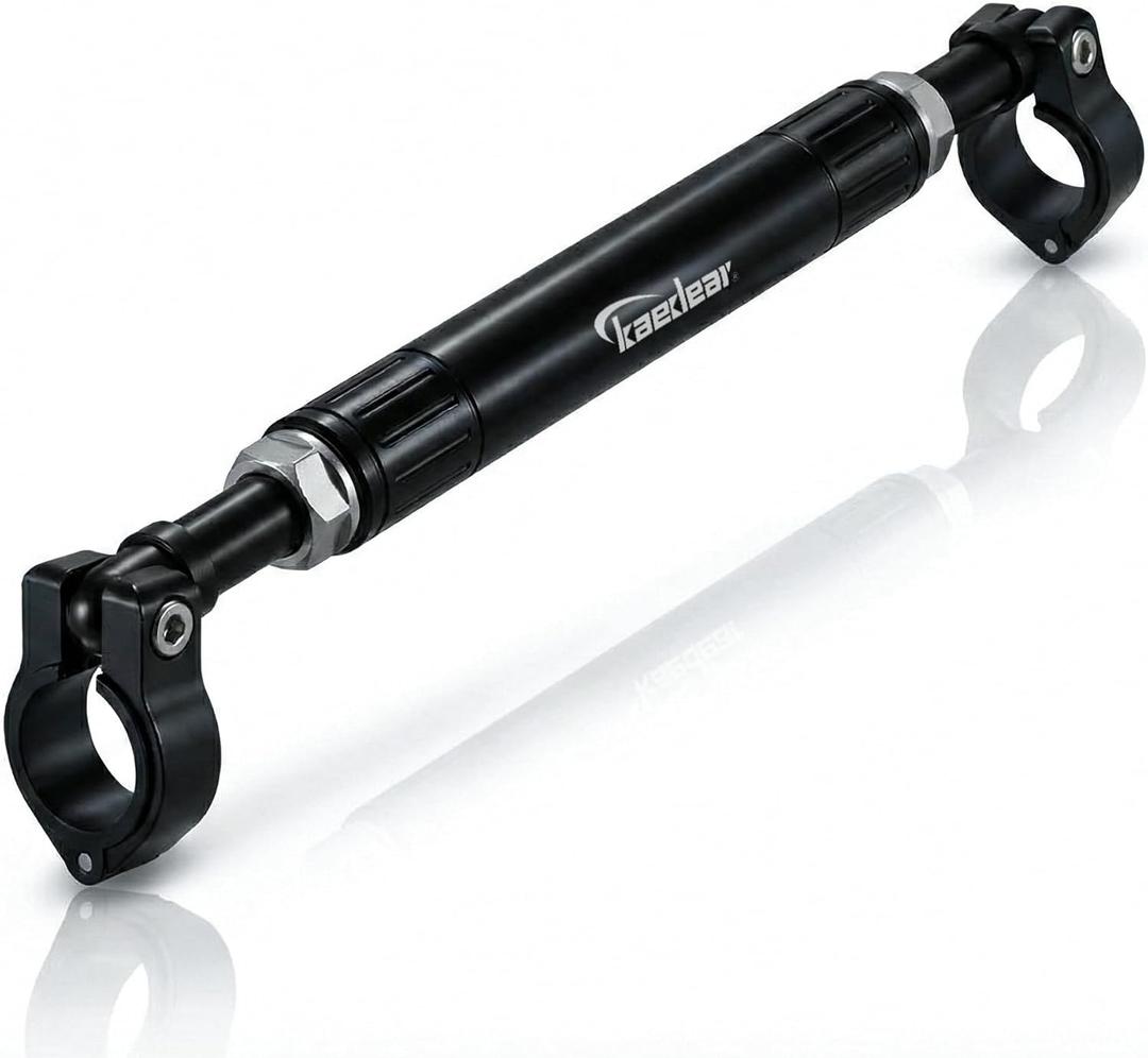 KAEDEAR Adjustable Handlebar Brace Bar, Aluminum, Motorcycle Multi-Bar, for Phone Holders and Accessories, 22/25.4/28.6mm Handlebar Compatibility, Adjustable Center Brace KDR-HB2