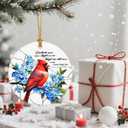 3 x Cardinal Christmas Ornament, Christmas Tree Ornaments, Keepsake Ornaments, Holiday Decor, Cardinal Gift, Remembrance or Memorial Gifts, Sympathy Gifts for Loss of Loved One