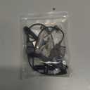 HYS 3.5mm Police Listen Only Acoustic Tube Earpiece with One Pair Medium Earmolds for Speaker Mics