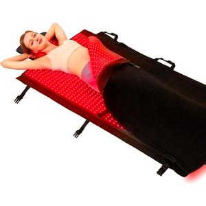Largest 2570 LEDs Full Body Red Light Therapy Mat, Premium TPU Red Light Therapy for Body Pain Relief, 660nm 850nm Infrared Light Blanket with Adjust Timer & Intensity, Pro Therapy Mat at Home