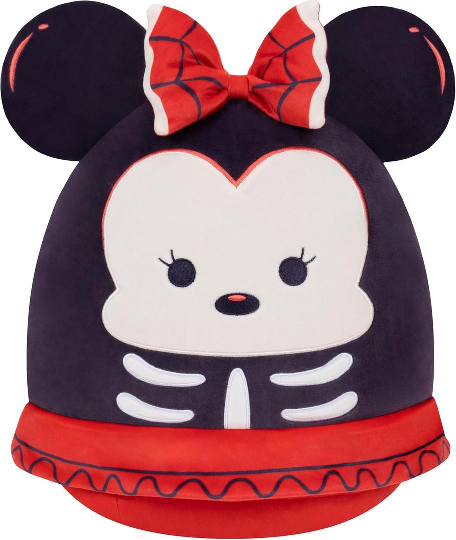 Squishmallows Original 12in Disney Skeleton Minnie Mouse  Official Jazwares Halloween Plush (Medium-Sized)