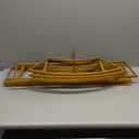 Double Arch Backdrop Stand Metal Open Arch Backdrop Frame U Shaped Wedding Arches for Ceremony Baby Shower Garden Birthday Party Decoration (Gold, 7.2FT4FT)