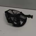 French Bulldog Muzzle with Open Eye Hole, Breathable Short Snout Dog Muzzle for English Bulldog, Pug, Pekingese to Prevent Biting(M,Black)