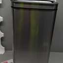 iTouchless 13 Gallon Dog Proof Trash Can with Odor Filter, Motion Sensor Stainless Steel Kitchen Trashcan Garbage Bin for Home Office Work Bedroom Living Room Garage Large Capacity Slim Wastebasket