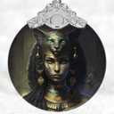 Christmas Ornament, Christmas Decoration, Stained Glass Christmas Tree Ornaments, Christmas Ornaments Clearance, Xmas Gift for Friend Family Coworker - Egyptian Goddess Bastet