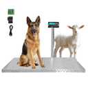 1100lb Livestock Scale, Dog Scales for Large Breed, Heavy Duty Animal Scale pet Scale, Large Platform 40"x20", Non-Slip Surface, with Stand Rod