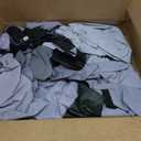 BROSYDA Patio Furniture Set Cover Waterproof, Heavy Duty Funiture Covers for Outdoor Sectional Sofa Set Wicker Rattan Table Chair Rectangular,90"L×62"W×28"H,Grey