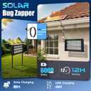 Solar Bug Zapper Outdoor, Mosquito Killer with Removable Solar Panel (21.5)