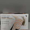 Calming Heat Massaging Vibrations Weighted Heating Pad by Sharper Image | Temperature Settings, Auto Shut-Off Feature, Gift for Holidays, Women & Men | 3 Heat, 6 Massage, 12” x 24”, 4 lbs