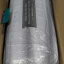 Three Geese Cal King Size Pinch Pleat Feather Down Fiber Comforter - All-Season Down Duvet Insert Fluffy Baffle Box Design with 8 Corner Loops for Warmth and Softness.