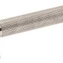 Amerock | Cabinet Pull | Polished Nickel/Stainless Steel | 3inch & 3-3/4 inch (76mm & 96 mm) Center to Center | Esquire | 1 Pack | Drawer Pull | Drawer Handle | Cabinet Hardware