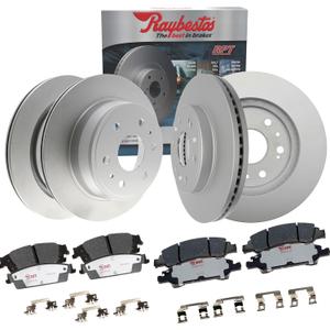 Raybestos Element3 E3V50003 Automotive Replacement Brake Kit for Front and Rear Coated Rotors and Hybrid Brake Pads for Escalade/ESV, Silverado 1500/Suburban, Sierra 1500/Yukon