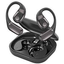 AI Translation Earbuds Real Time, 3-in-1 Translator Earbuds 164 Languages & Accents, Audifonos Traductores Inglés Español,Open Ear Wireless Headphones with Charging Case fit iOS & Android Black