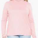 STRETCH IS COMFORT Women's Plus Size Relaxed Long Sleeve Turtleneck | XL