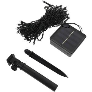 Mikikit Solar String Lights Waterproof Outdoor LED Solar Hanging Lights 7m 50 LEDs 8 Modes Warm White for Garden Patio Wedding Party Decoration