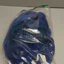 Smiry Velvet Seat Covers for Dining Room Chair Set of 4, Stretch Fit Removable Washable Chair Seat Cushion Protector Slipcovers with Ties, Federal Blue