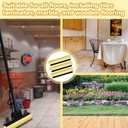 Willinglong 10 Pcs Roller Mop Refill Bulk Absorbent PVA Sponge Mop Head Replacement for Home Bathroom Business Garage Kitchen Cleaning (Yellow)