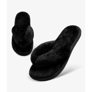JOINFREE Women's Bedroom Slippers Comfort Four Season Classy Indoor Spa Slide Shoes 9.5-10.5