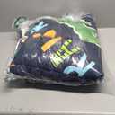 AILONEN Dinosaur Print Bedding Set Twin Size Retro Green Dinosaur Silhouette Pattern Comforter Set for Kids Teens Boys Girls Soft Breathable Duvet Set 3 Pieces, 1 Comforter and 2 Pillowcases