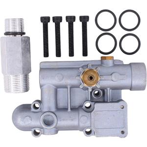 ApplianPar Pressure Washer Pump Unloader Manifold Kit for Briggs Stratton 020228 16031 Pressure Washer EXWGV1721 Replaces 190627GS 190574GS