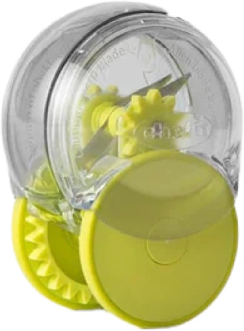 Chefn GarlicZoom Garlic Chopper, Handheld Garlic Mincer with Rolling Action, Easy to Use and Clean, Compact Size for Quick Prep, Dishwasher Safe