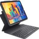 ZAGG Pro Keys Detachable Case and Wireless Keyboard for Apple iPad Air 11" (M3)/ Pro 11" (Gen 1,2,3,4) and iPad Air (Gen 4,5,& M2), Bluetooth Pairing, Apple Pencil Holder, 6.6ft Drop Protection (iPad 11 in)