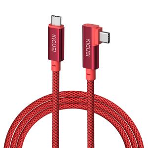 USB-C to USB-C Tethering Cable 10FT (3m), Right Angle Photography Cord, 20Gbps Fast Transfer, 4K@60Hz, PD Power Delivery, Compatible with Sony/Canon/Nikon, MacBooks, Cameras & Computers