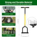 Lawn Aerator Tool - Grass & Soil Aerator for Lawn & Yard Care, Durable Manual Lawn Aerator for Healthy Grass, Compact Soil & Easy-to-Use Spike Plug Aerator