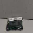 Small Wristlet Wallets for Women Keychain Wristlet Wallet RFID Blocking Key Chain Wallet With Zipper Coin Pocket,2 Id Window (Black)