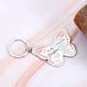 10 x Butterfly Keychain Easter Gifts for Easter Basket Stuffers College Girls 16-18 Dorm Room Essentials for Girls Sweet 16 Cute Inspirational Keychain Birthday Gifts for College Daughter Teen Girl 16-18