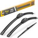 Raidbee 26"+19" Windshield Wiper Blades with 16" Rear Wiper Blade Automotive Replacement Set for Toyota Prius 2010 2011 2012 2013 2014 2015 Genuine OEM Quality (Set of 3)