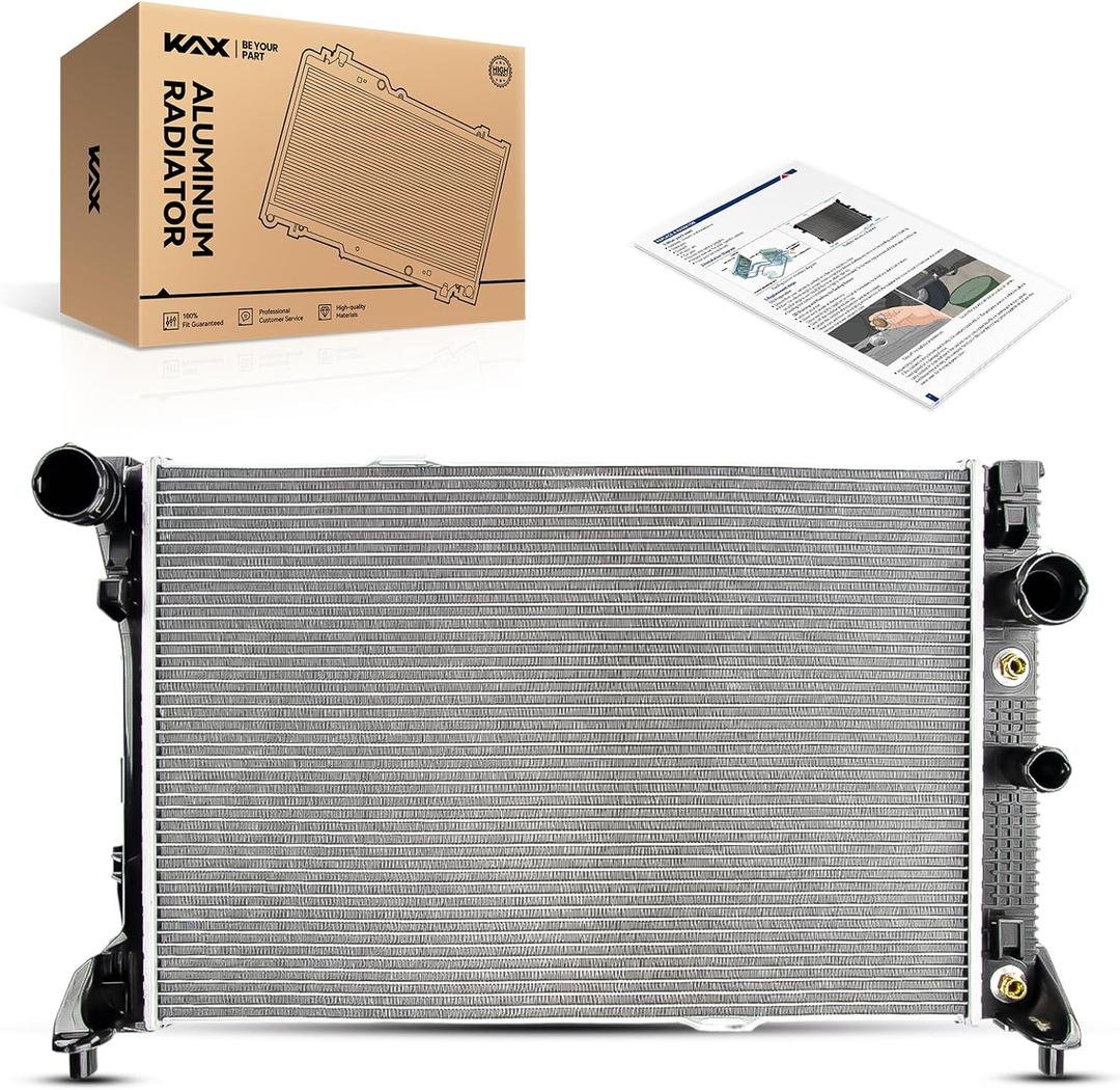 KAX CU13213 Engine Radiator Replacement, Compatible with 2008-2012 C300, 2010-2012 GLK350, 2008-2012 C350, 2012-2015 SLK250 1.8T