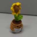 Gossby Gift for Mom from Daughter, Son, Kids - Mother's Day Basket Stuffers - Thank You MOM Sunflower Crochet - Christmas, Birthday Gift Idea for Mama - Knitted Crochet Doll with Sentimental Message