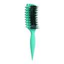 2 x Evercomb Curl Defining Brush for Curly Hair - Detangling & Styling with Lightweight Ergonomic Nylon Bristles, Enhance Curls, Reduce Frizz/Breakage for Women (Green 1Pcs)