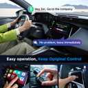 Wireless CarPlay Adapter for Apple iPhone (2025 Upgraded),Converts Wired to Carplay Wireless Adapter,Instant Connectivity,Compatible with Cars from 2017 & for iOS 10+