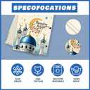 2 x XCHI Moons Stars Ramadan Kareem Table Runner Table Decoration for Party Home Kitchen Dining Holiday Decor 13x72 Inch