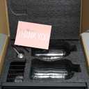 Kitchen Soap Dispenser Set with Drying Tray  16oz Glass Bottles with Stainless Steel Pumps, Black Sink Organizer Caddy with Brush Holder & Non-Slip Feet  All-in-One Dish & Hand Soap Station